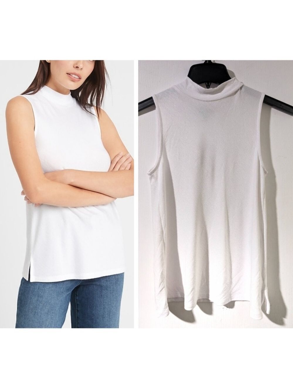 Banana Republic | Petite LuxeSpun Mock-Neck Top